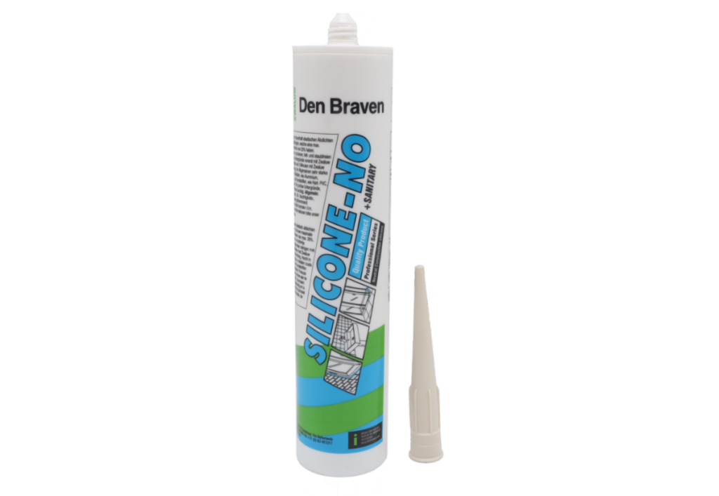 Den Braven Silicone-NO + Sanitary Grijs