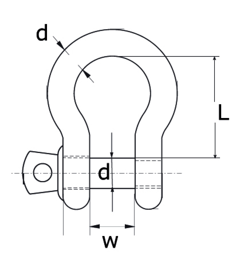 Dulimex Harpsluiting DX Verzinkt 6mm 100kg