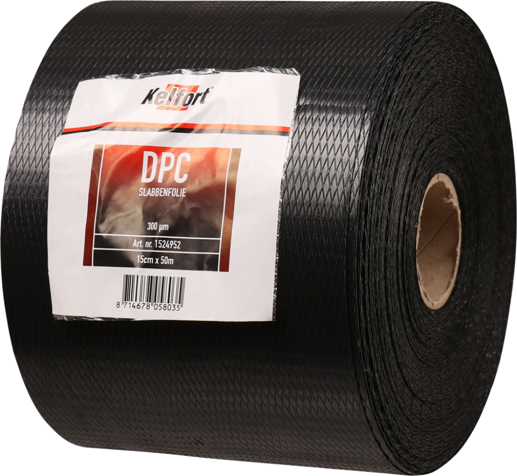 Kelfort DPC Slabbenfolie 300micron 15cm x 50m