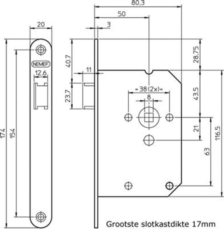 4TECX Loopslot 1255/87 RS 50mm