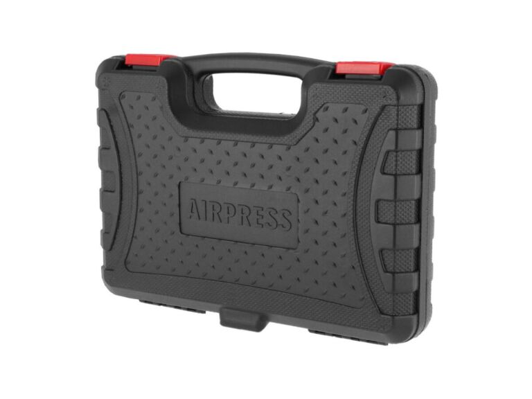 Airpress Steek-/Ringratelsleutelset 8-19mm - 1/4' - 3,8' en 1/2' - 10 delig