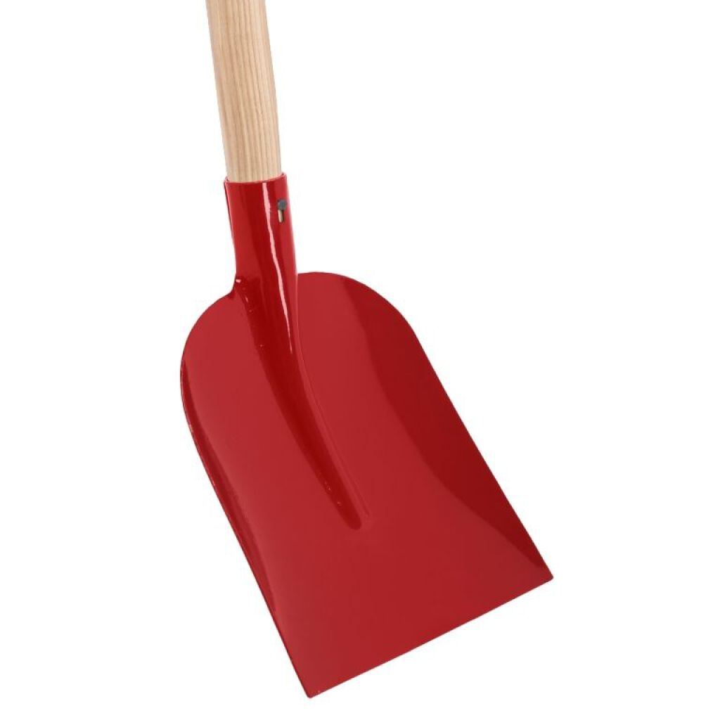 TalenTools ZR24DG Geharde Betonschep Dubbel Gebogen - 110 cm | rood