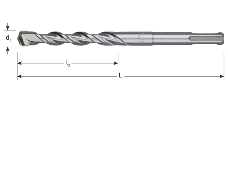 Rotec SDS-Plus V-Breaker Betonboor 160 x 6mm 2-Snijder