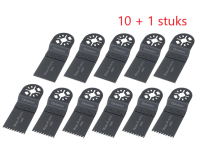 Multitool-Bladen Set ( 11-delige) Hout 5x UN04-6x UN06 Qblades UN93 Set 